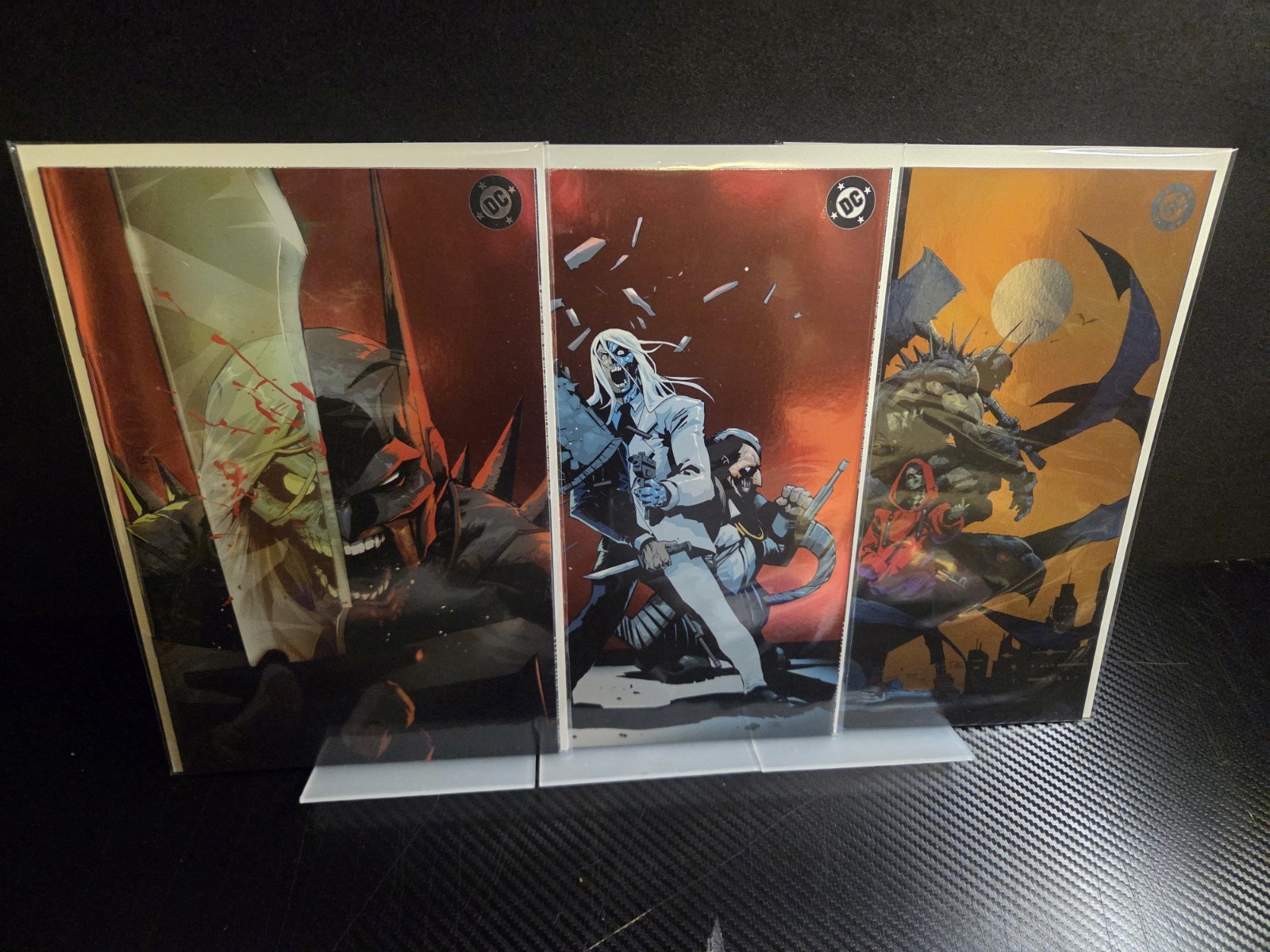 ABSOLUTE BATMAN 21 22 RED GOLD FOIL DEXTER SOY EXCLUSIVE 3 BOOK SET LTD 850