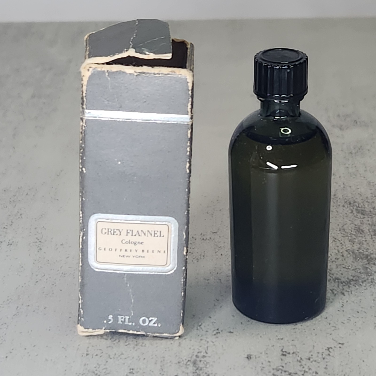 Vintage UNUSED Grey Flannel by Geoffrey Beene .5 FL. oz. Mini Cologne