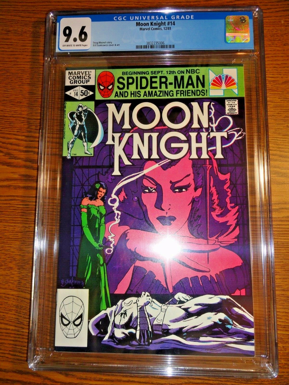 Moon Knight #14 Key CGC 9.6 NM+ 1st Stained Glass Scarlett Marvel MCU Disney +