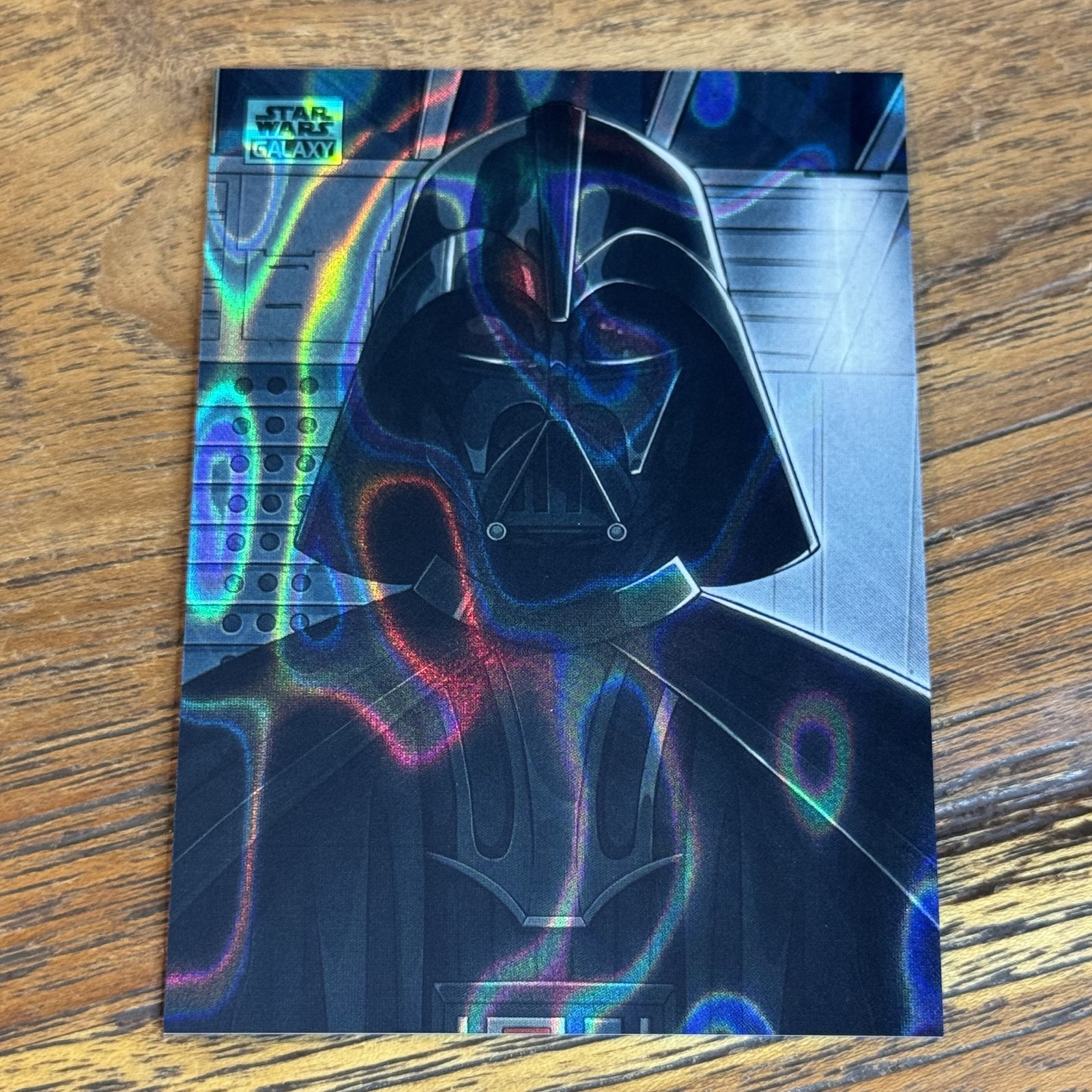 Darth Vader 2024 Topps Star Wars Galaxy Chrome AQUA LAVA 40/175 Refractor #AS-4