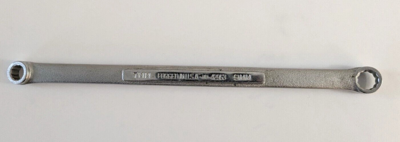 CRAFTSMAN 9MM / 7MM USA 42953 Double Box Wrench