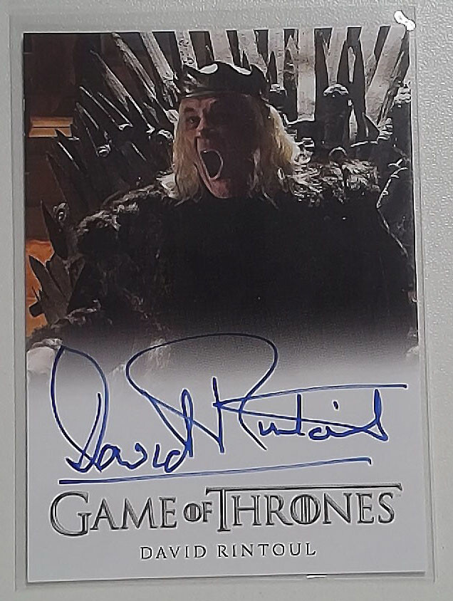 2023 David Rintoul as King Aerys II Targaryen Game of Thrones Full Bleed Auto