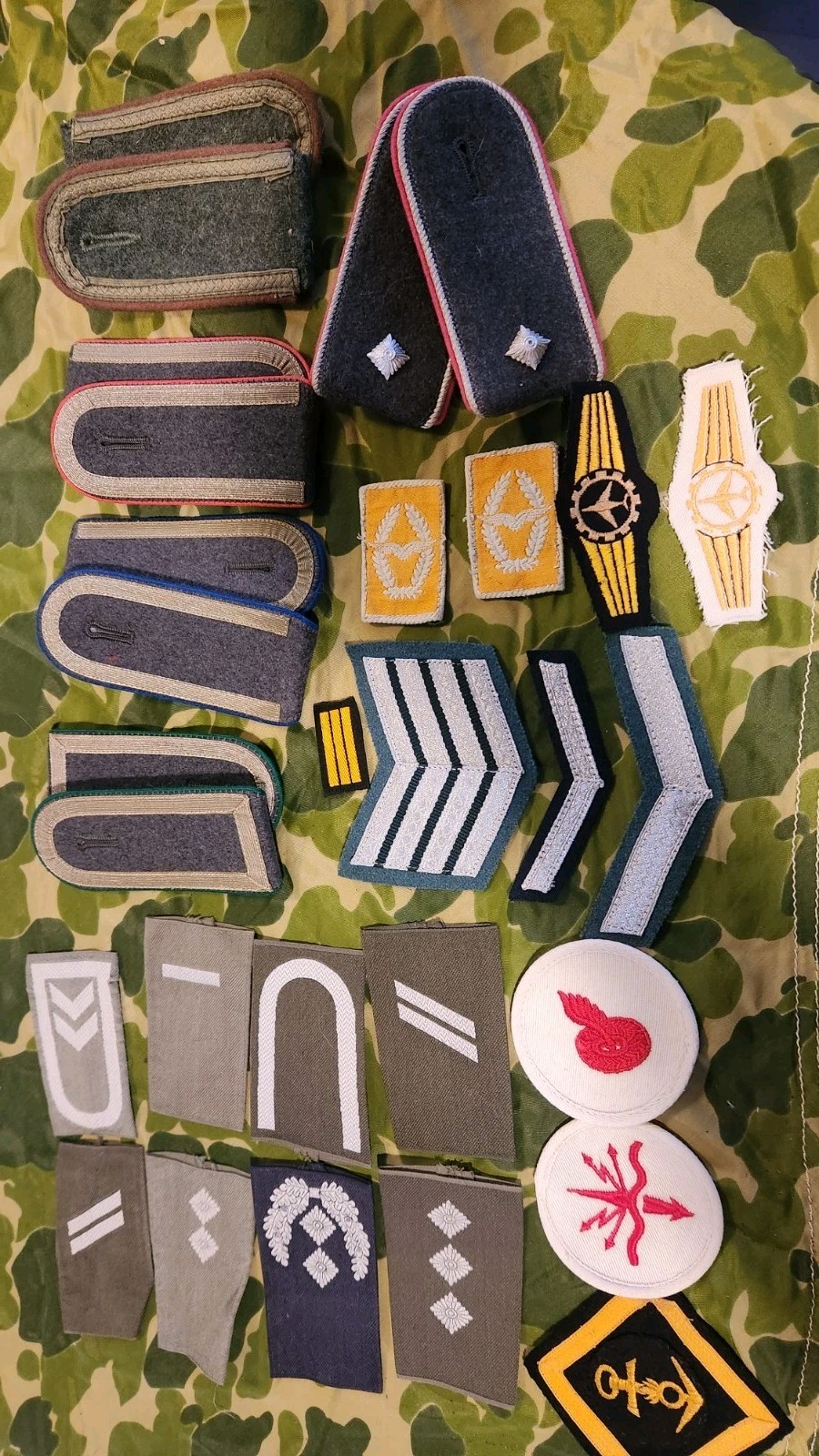 German Military Patches and Shoulder Boards Various Branches And Periods