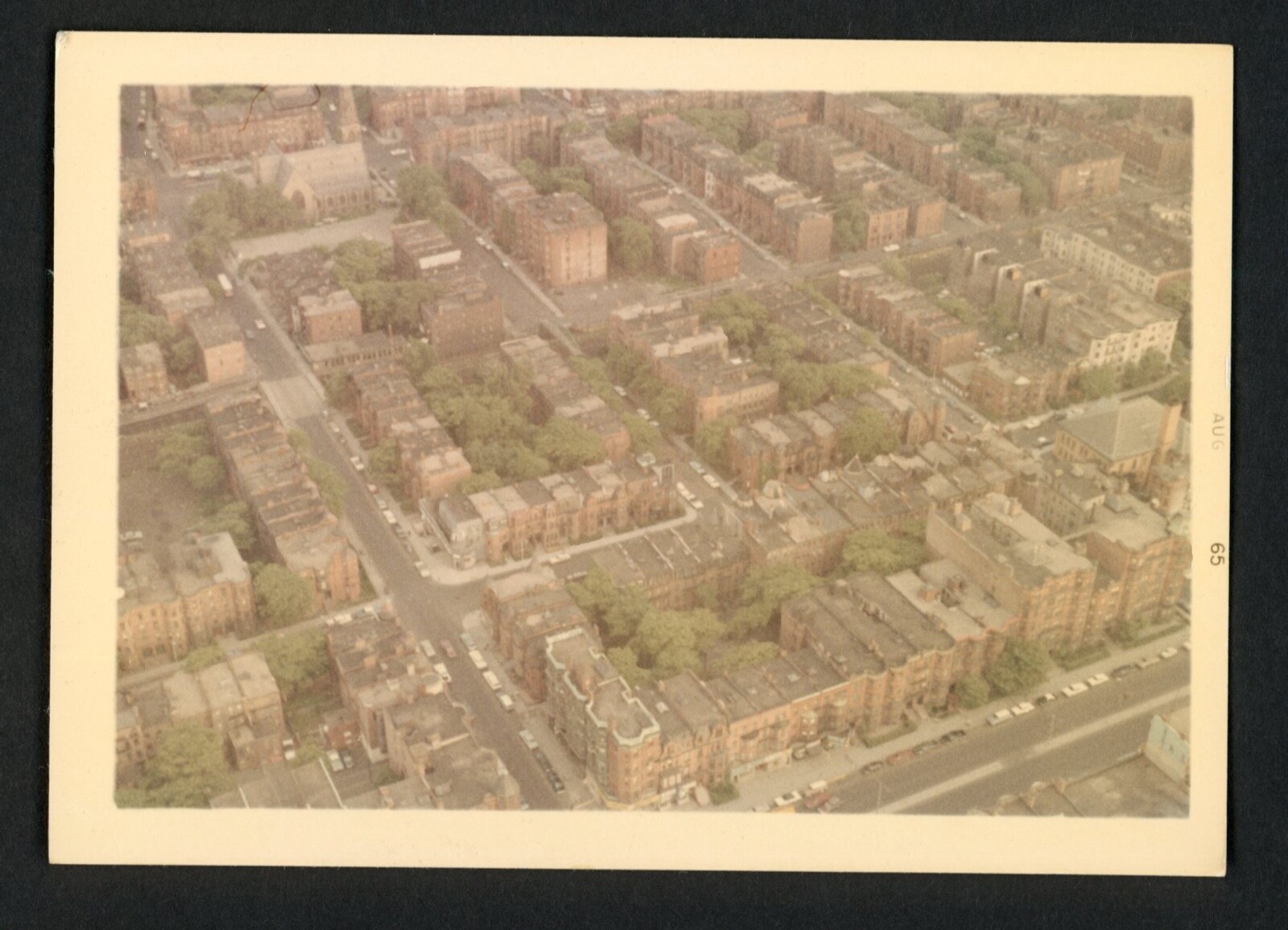 Boston South End Aerial View From Above Photo Snapshot Cityscape Architecture