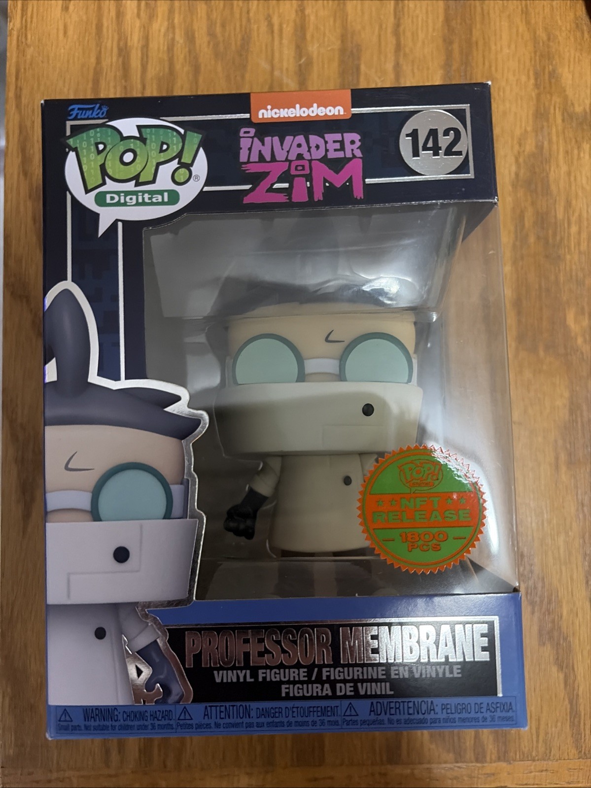 Funko Pop! Digital Vinyl: Nickelodeon Invader Zim #142 Professor Membrane
