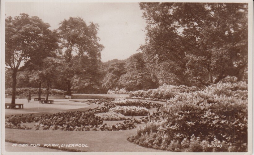 Sefton Park. Liverpool. Flowers Scene. Valentine’s 39-2. Vintage