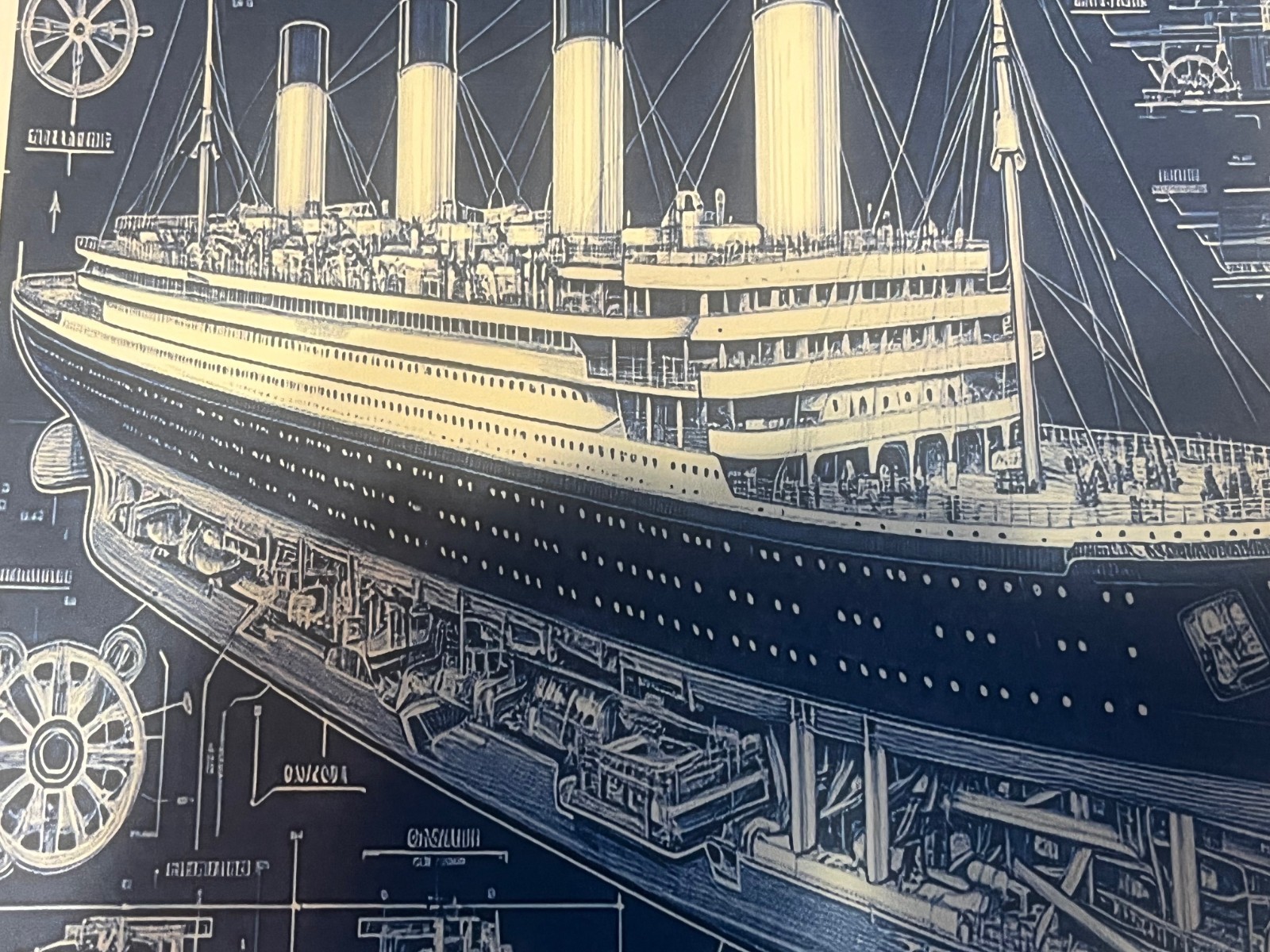 RMS Titanic, White Star Line, Set of two Bluprints reprints, You Get Both!