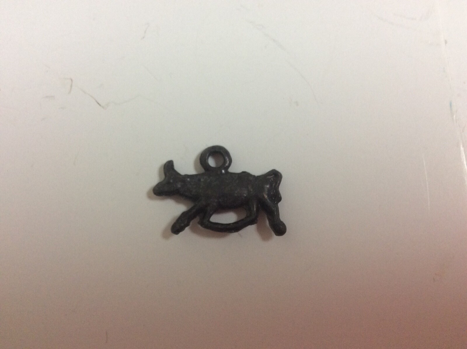 1936 Cracker Jack Dowst Cow Charm Figure