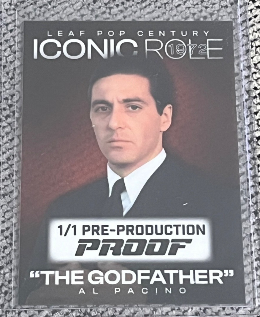 2025 Leaf Pop Century Al Pacino “The Godfather” ICONIC ROLE Pre-Production #1/1