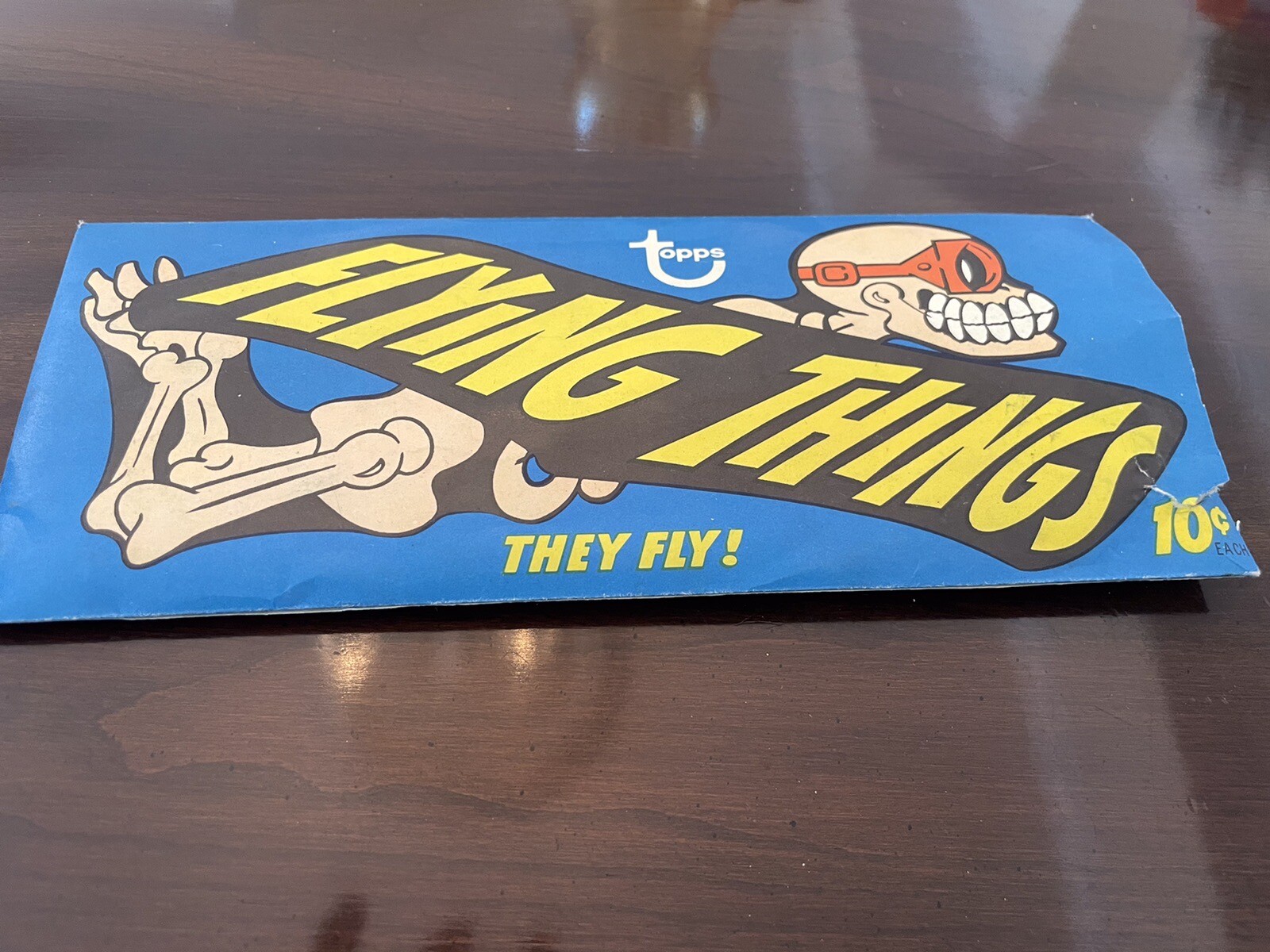 Topps Flying Things Series One Vintage 1966-Flying Mop