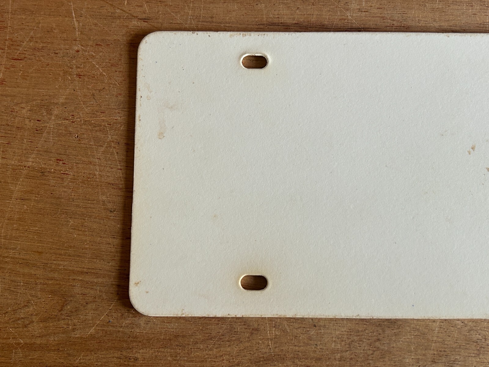 American Legion License Plate Rock Springs WY Post 24 Vintage Plastic
