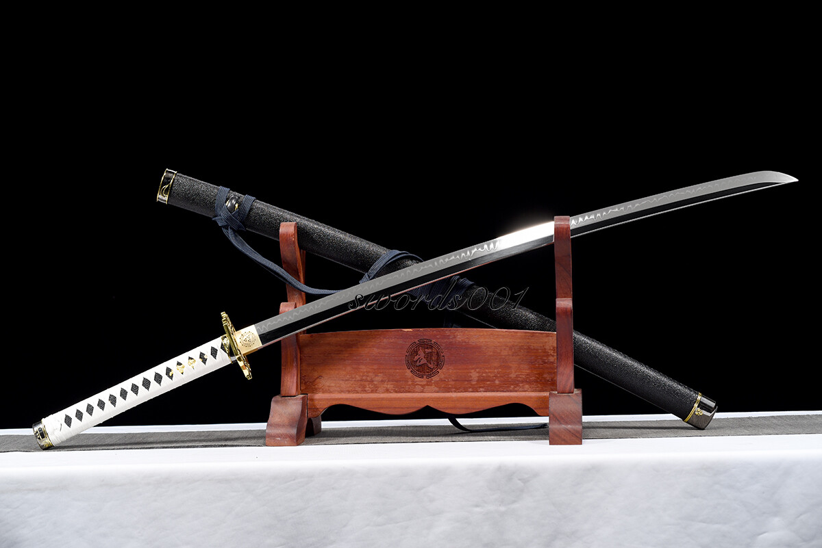 Yamato T10 Clay Tempered Devil May Cry Japanese Katana Mirror Blade Anime Sword