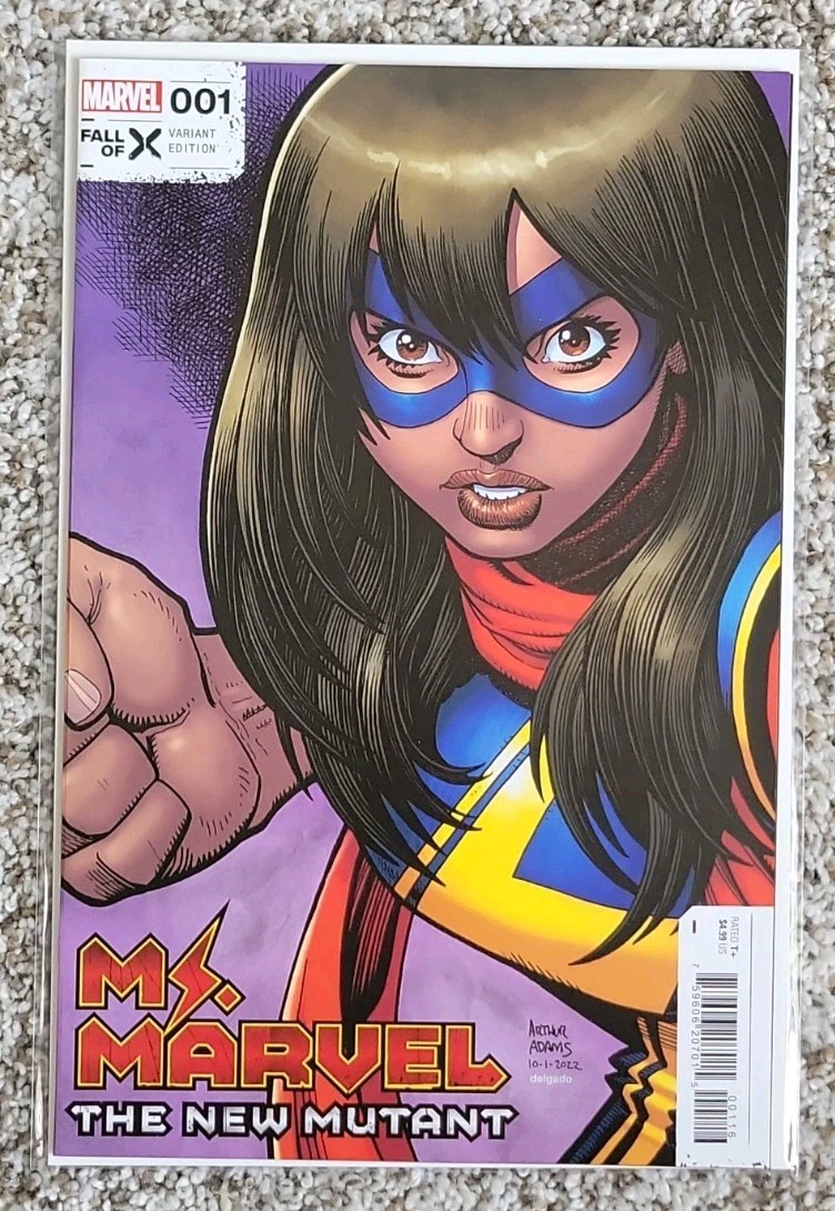 Ms Marvel the New Mutant #1 1:50 Arthur Adams Variant Cover Marvel Comics