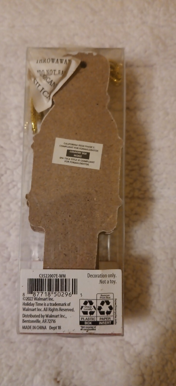 Assorted Wooden Nutcracker Ornaments Original Packaging Set Of 2 Lots