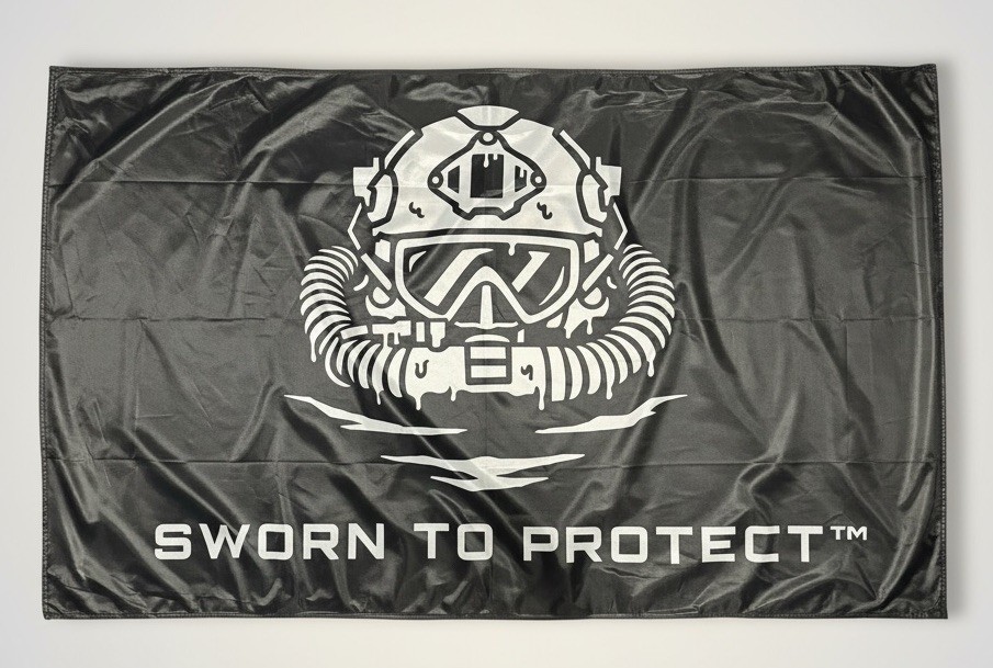SWORN TO PROTECT Flag 3’x5′ BANNER Naval Special Warfare Combat Diver VETERAN