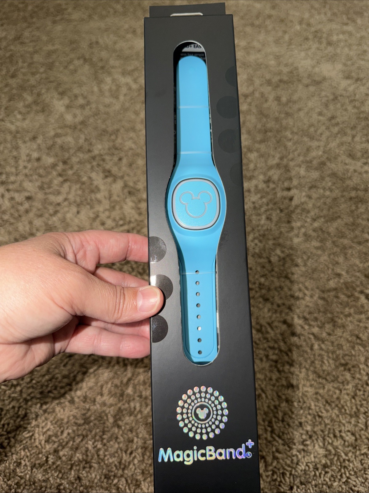 “NEW Disney Parks Magic Band Plus Turquoise Blue UNLINKED W/ Cable 2025 2026”