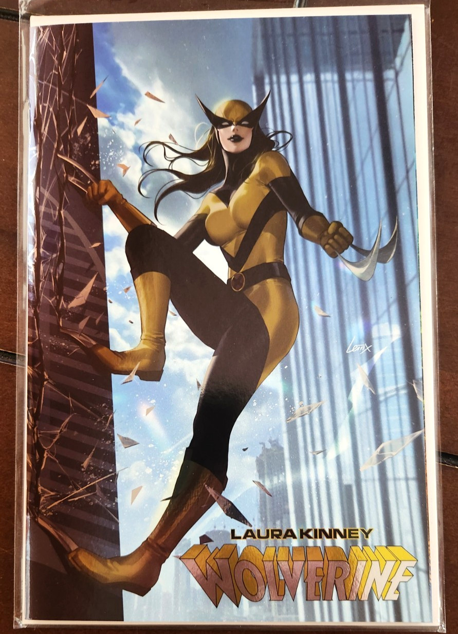 LAURA KINNEY WOLVERINE #1 LESLEY LEIRIX LI FOIL VARIANT MARVEL COMICS 2025 NM BB