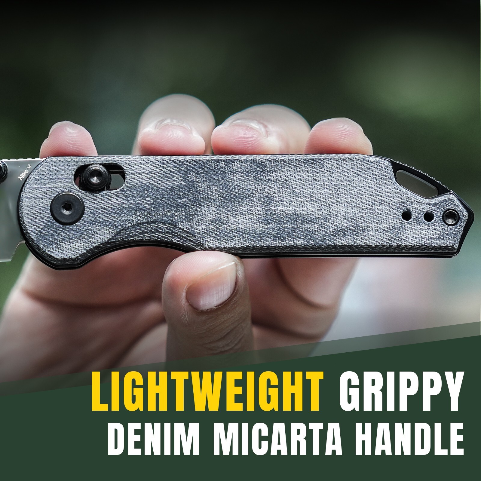 Kizer Assassin Drop Point Folding Pocket Knife Nitro-V Steel Blade Clutch Lock