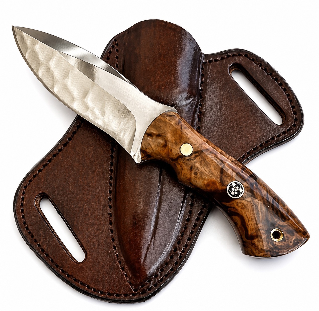 Fixed Blade Hunting Knife Stainless Steel Full Tang Bushcraft
