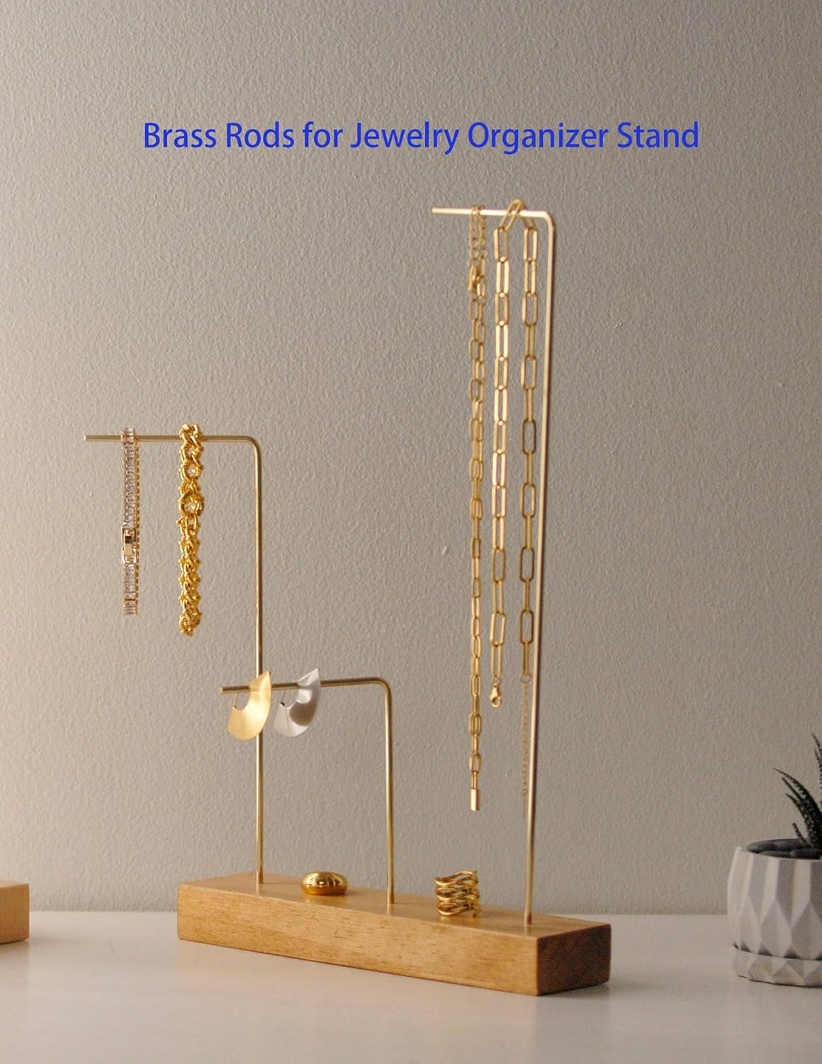 1/8 inch Brass Rods 1/8 x 12 in, 10 Pcs for Knife Making Knife Handles Pins Stoc
