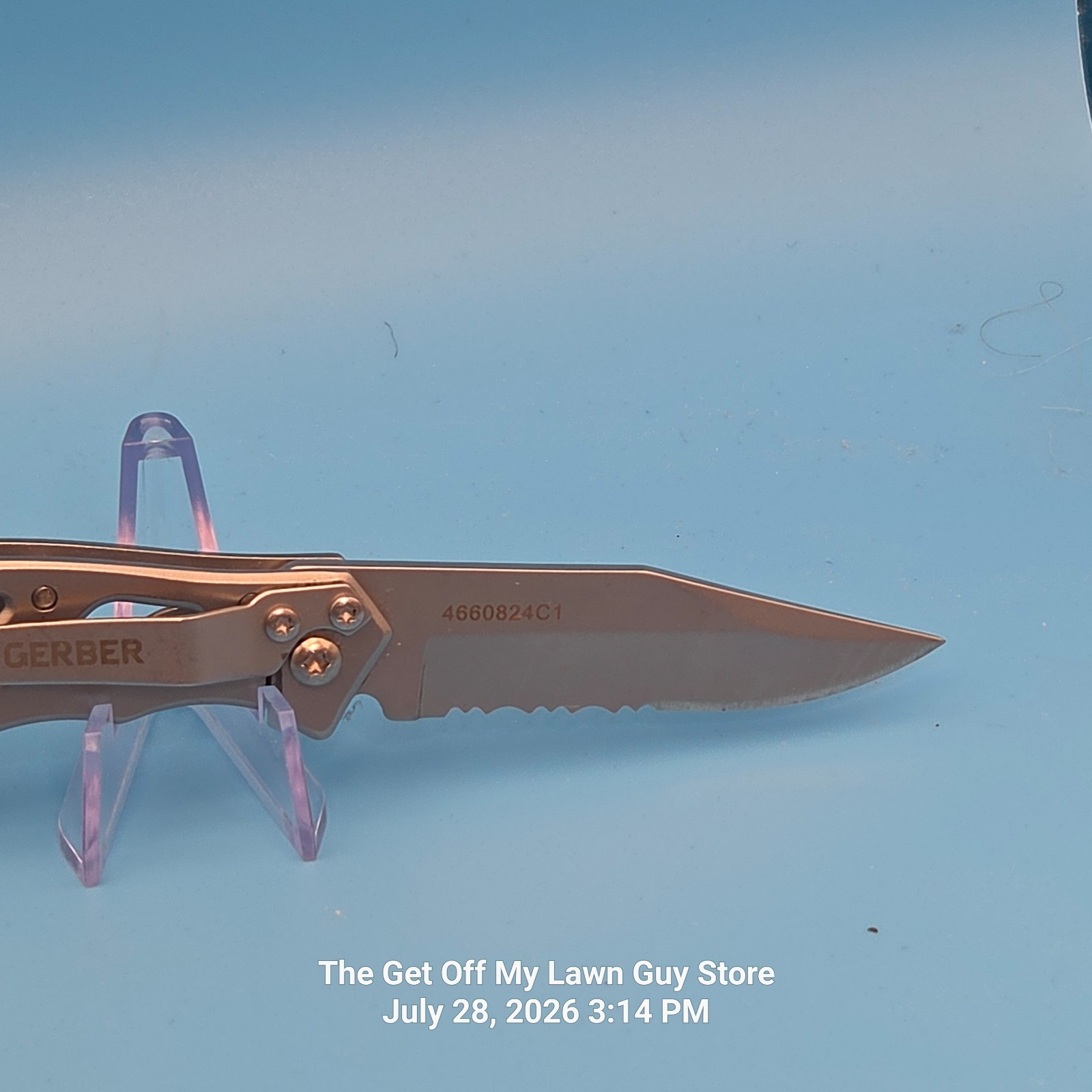 Gerber Mini Paraframe Pocket Knife Partially Serrated Folder Steel Frame Lock ED