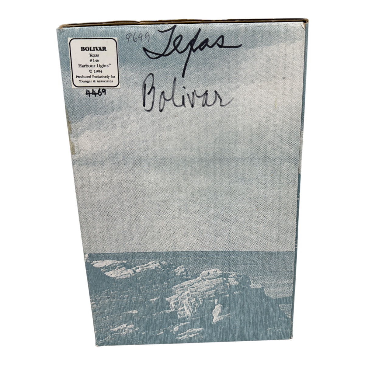 Harbour Lights Bolivar Point Texas #146 Lighthouse COA Box 7 1/2″H 1994