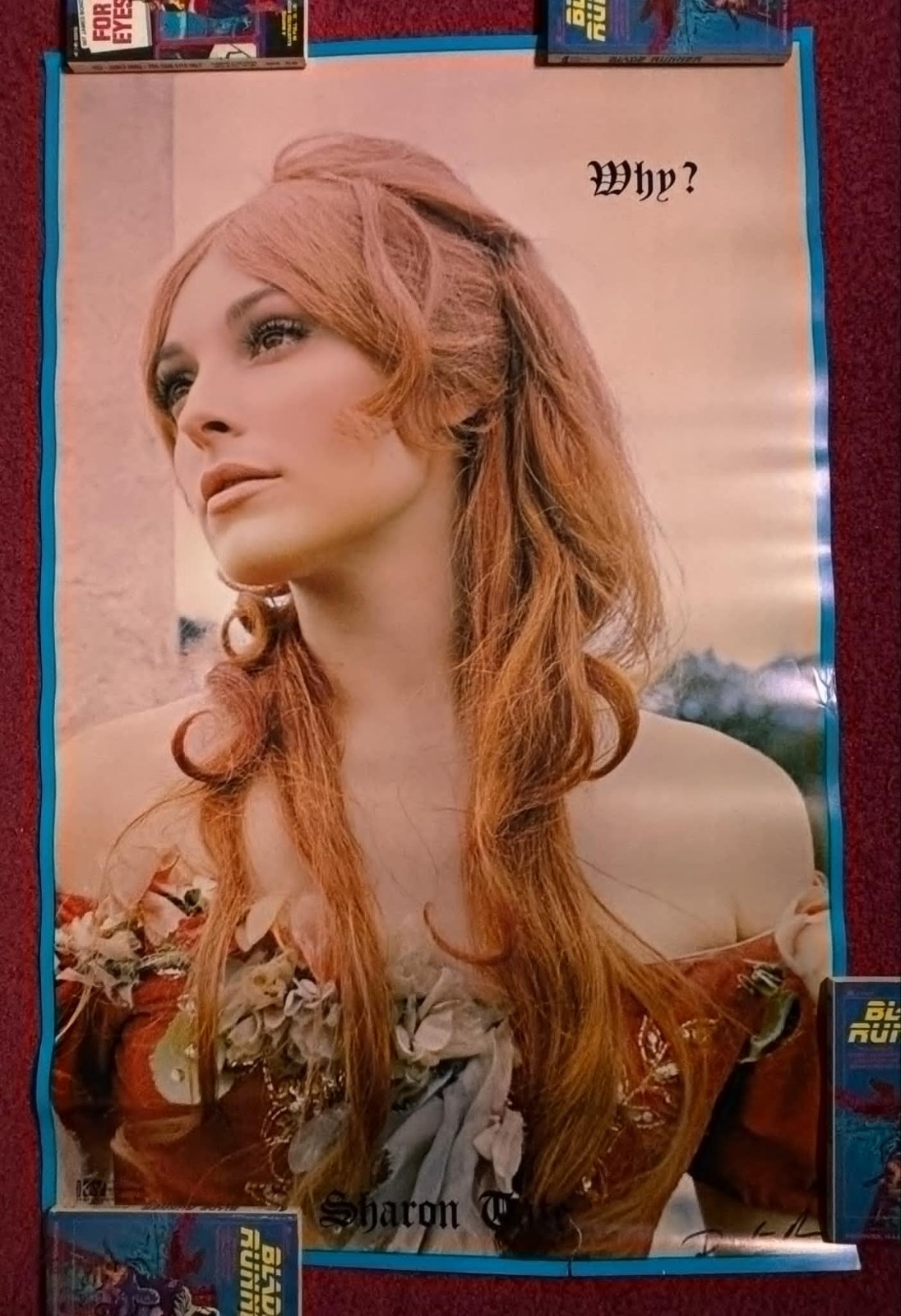 Sharon Tate Vintage Why? Poster – 1971 – Unused Warehouse Stock