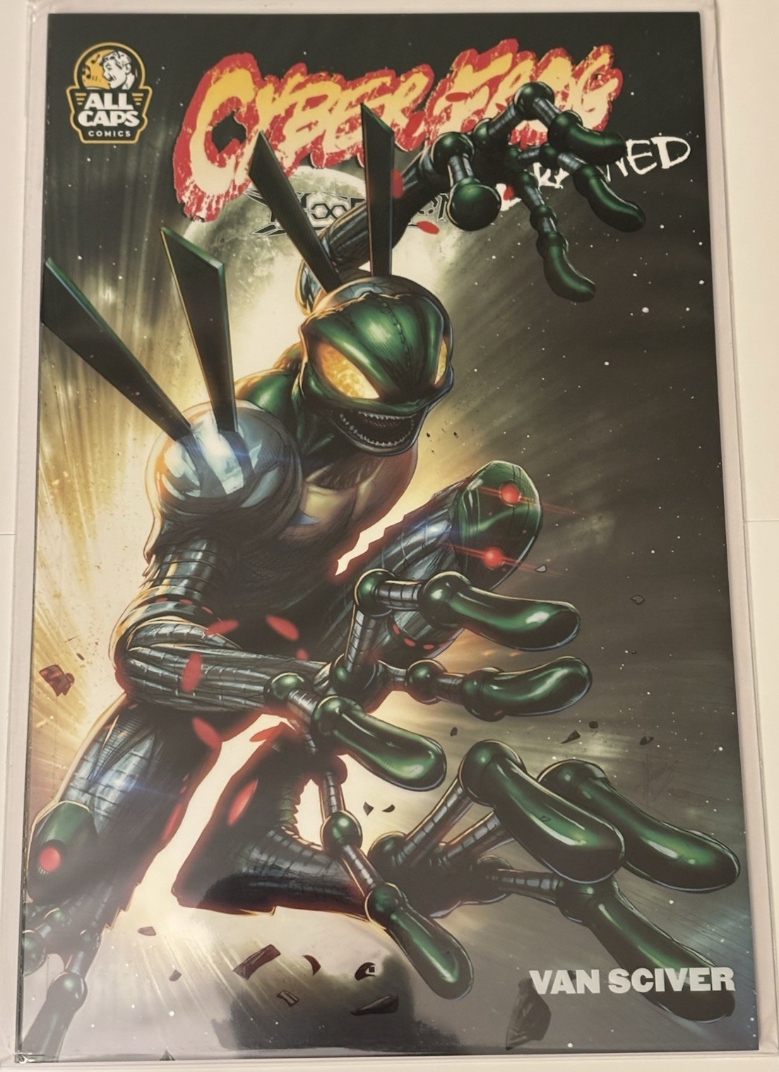 Cyberfrog: Bloodhoney Drained “Secret Frog Edition” Acetate Dale Keown Cover