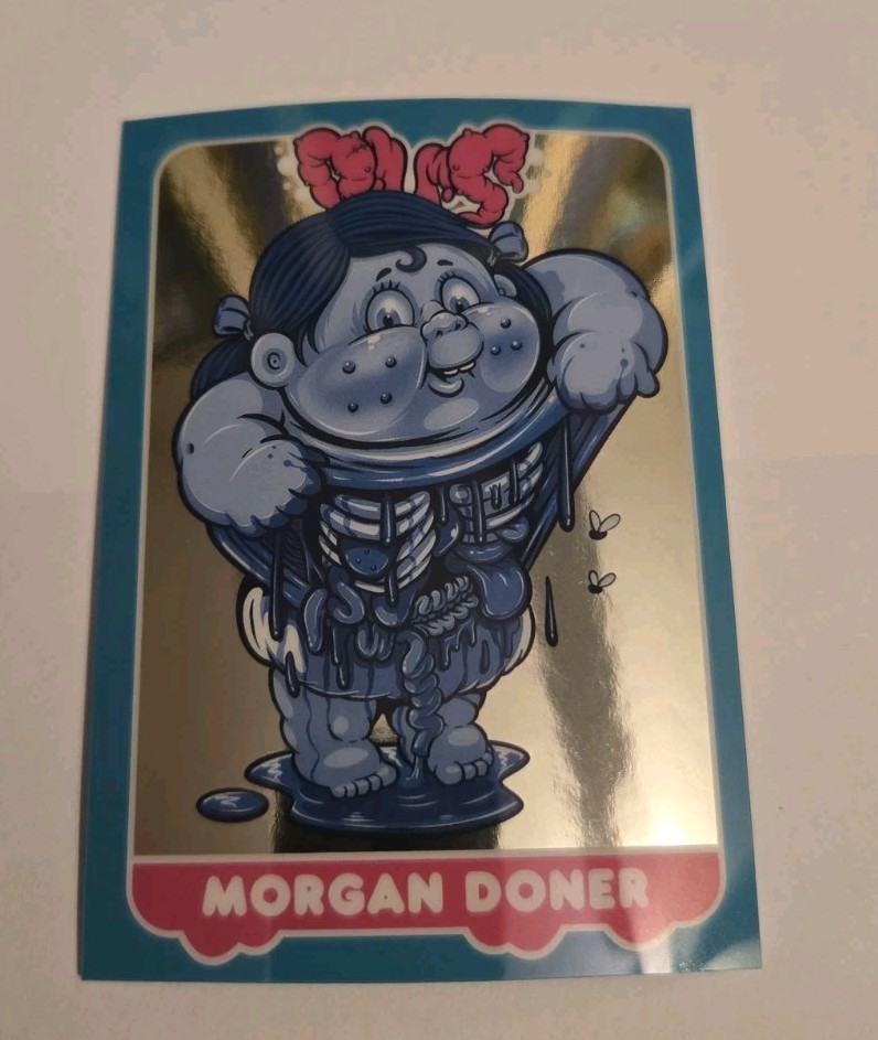 2026 Get A Grip Poor Unfortunate Souls PUS Blue Dead # 18 Morgan Doner