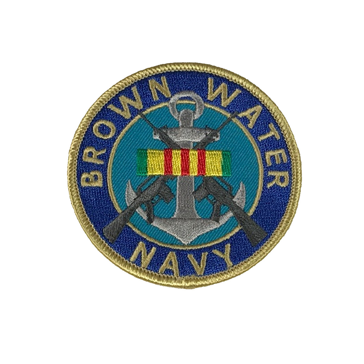BROWN WATER NAVY W/ VIETNAM RIBBON PATCH – COLOR – Veteran Owned Business