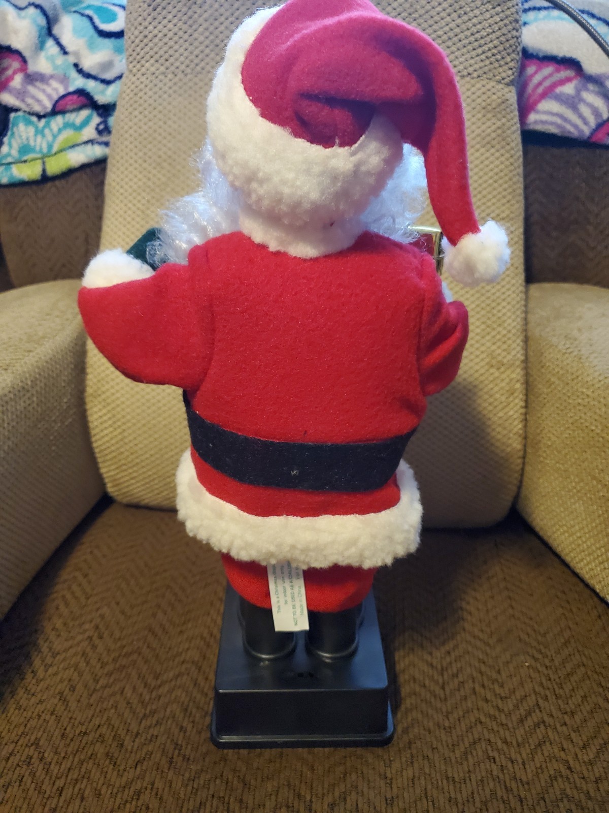 Vintage 1995 Holiday Creations “Noel” Santa Claus 16″ Musical Novelty Figure