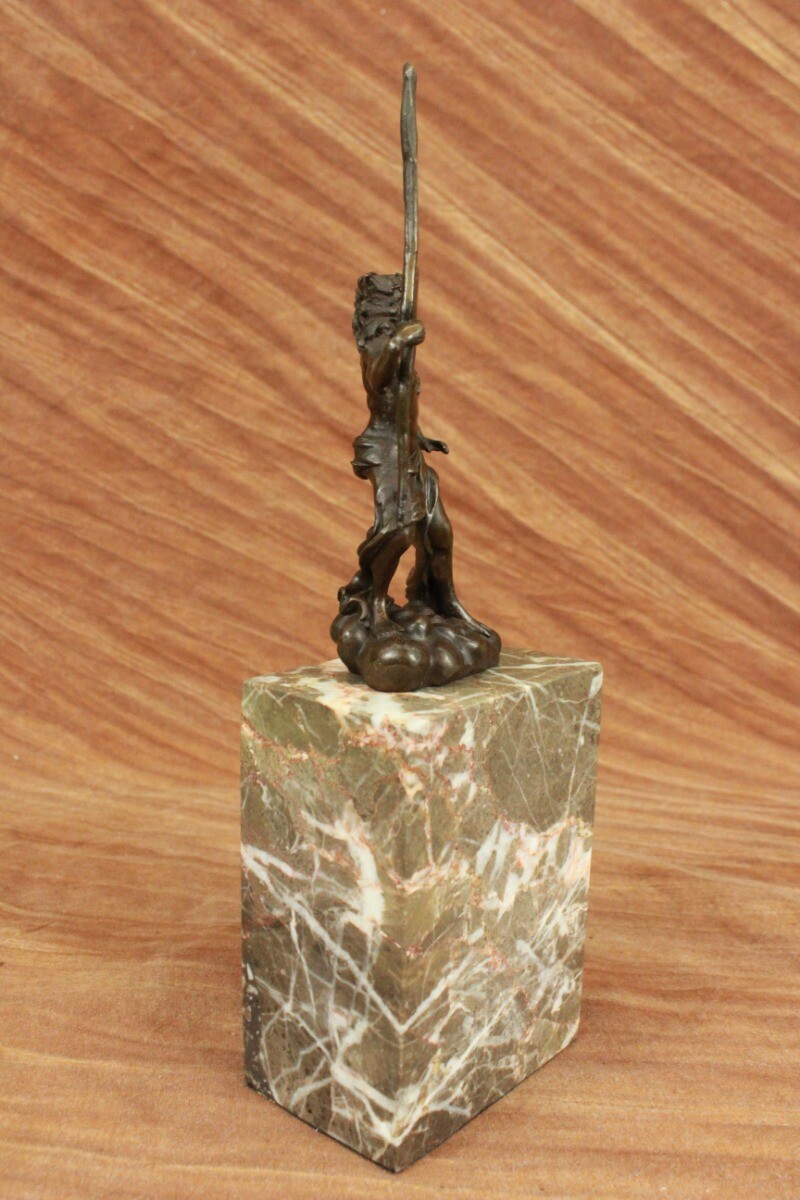 Bronzefigur Neptun Wassergott Bronze Poseidon Statue Sculpture Figurine Hot Cast