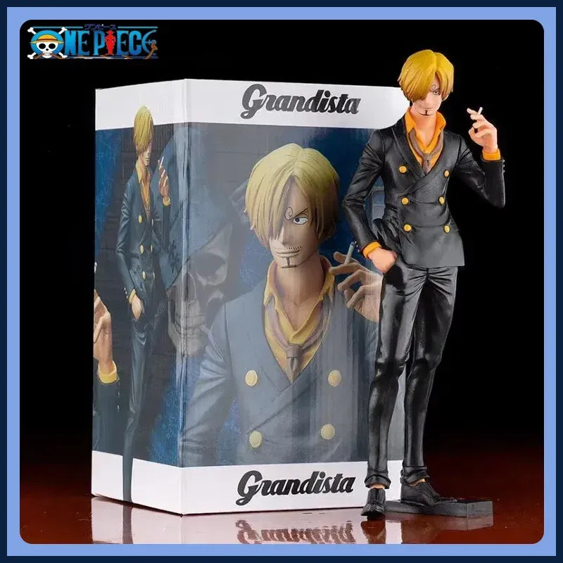 Sanji Figure Smoking Grandista PVC Action Figurine Model Toy Gift