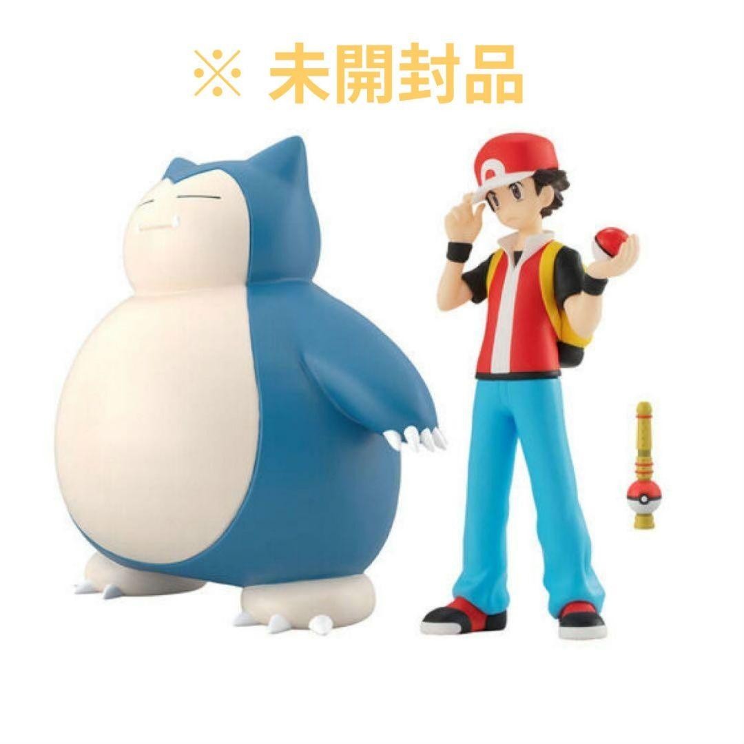 Pokemon Scale World Figure Kanto Region Red & Snorlax & Pokemon Flute Bandai JP