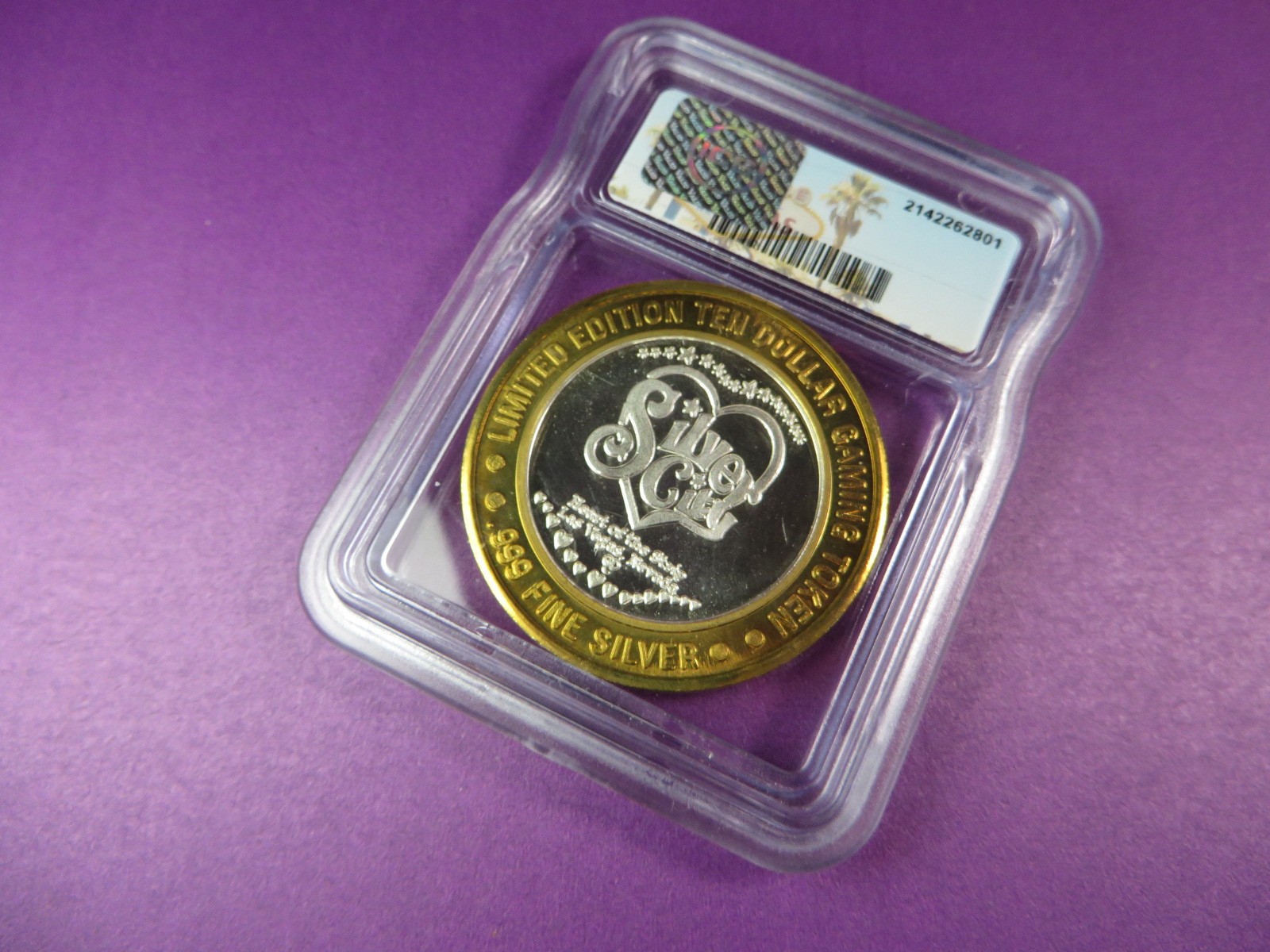Casino Silver Strike Silver City Hotel Las Vegas NV Graded MS69 by ICG