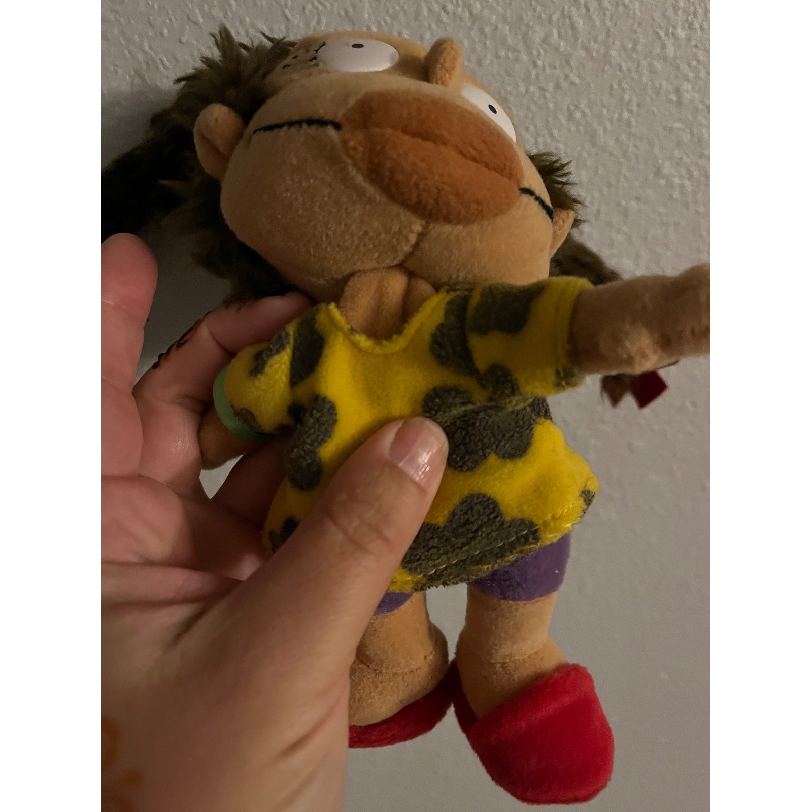 Vintage Nickelodeon Rugrats Susie Carmichael Plush Doll 90s Nicktoons Toy