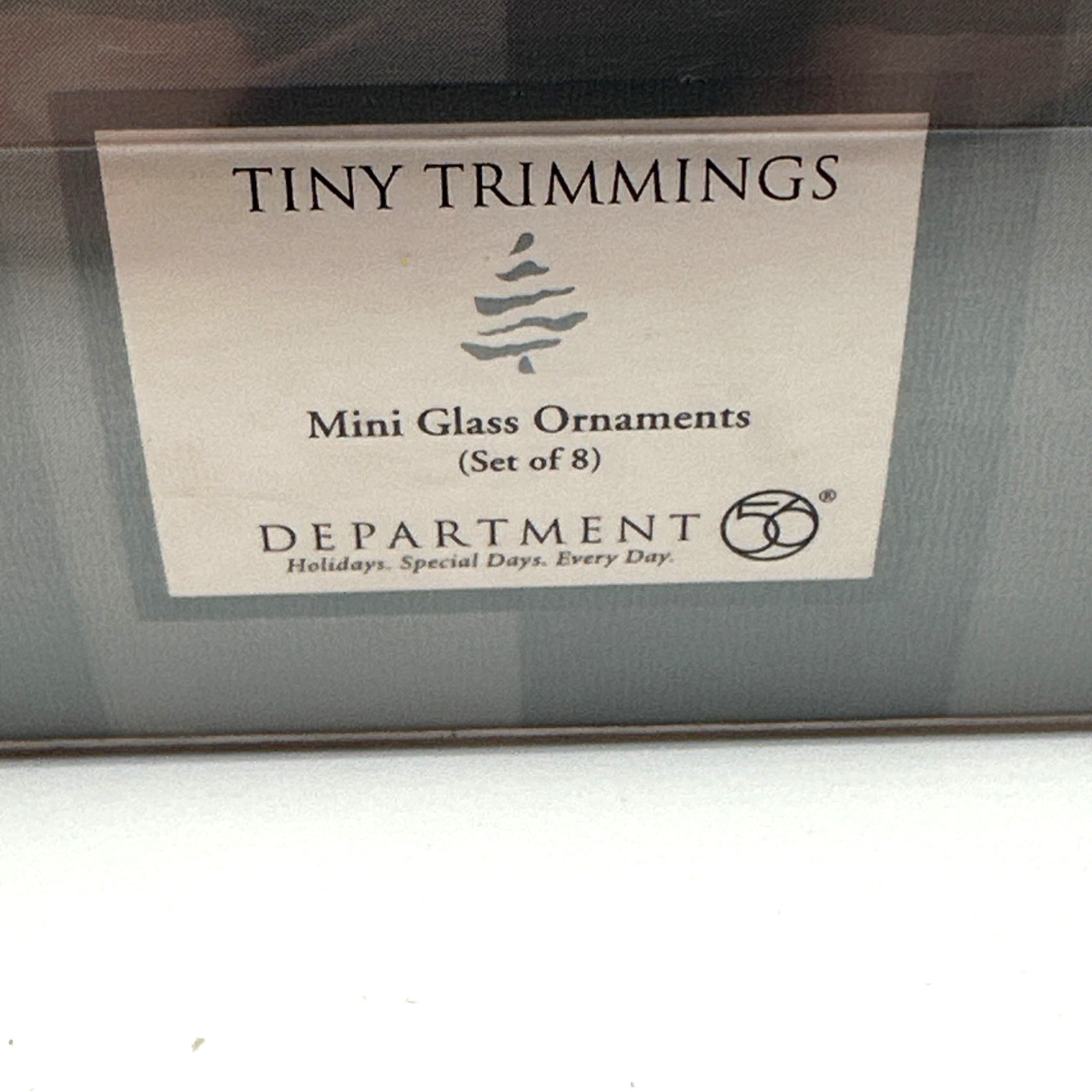 Dept 56 Tiny Trimmings Mini Glass Ornaments Musical Instruments Violin Harp Drum
