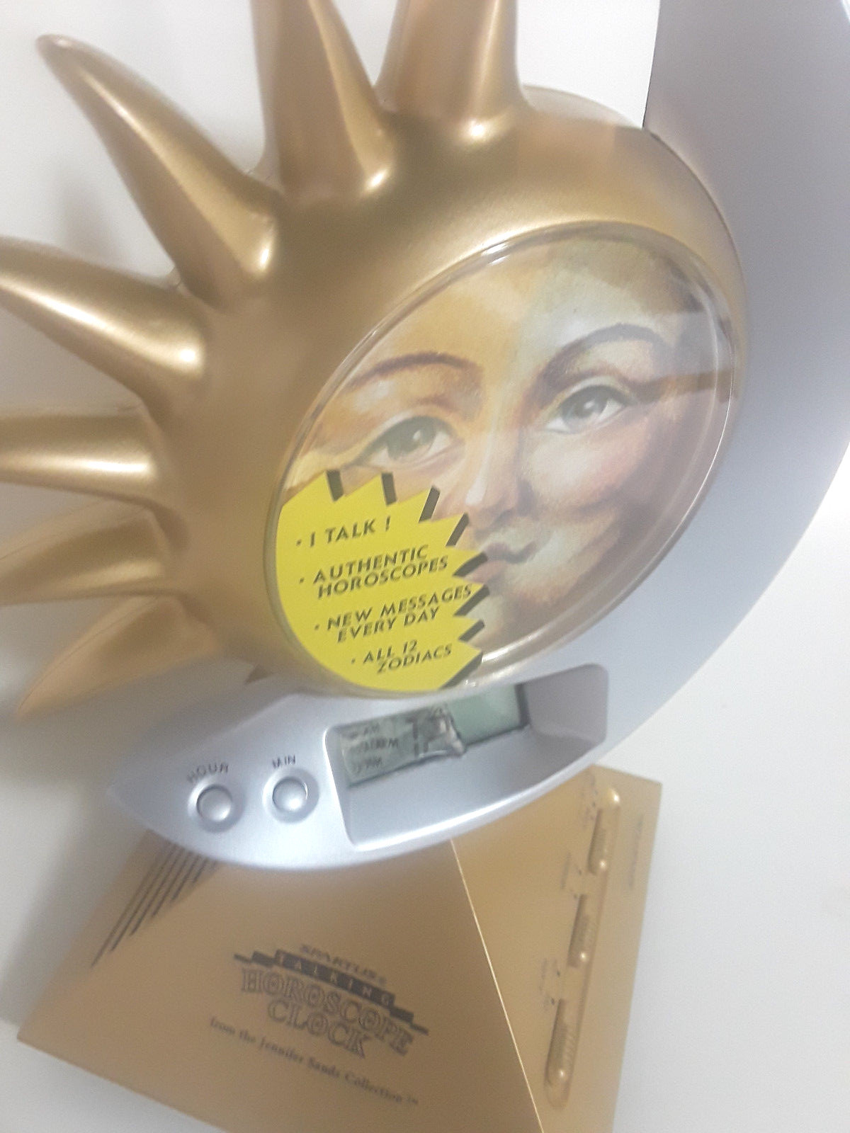 Spartus Talking Horoscope Clock by The Jennifer Sands Collection (BRAND NEW!)