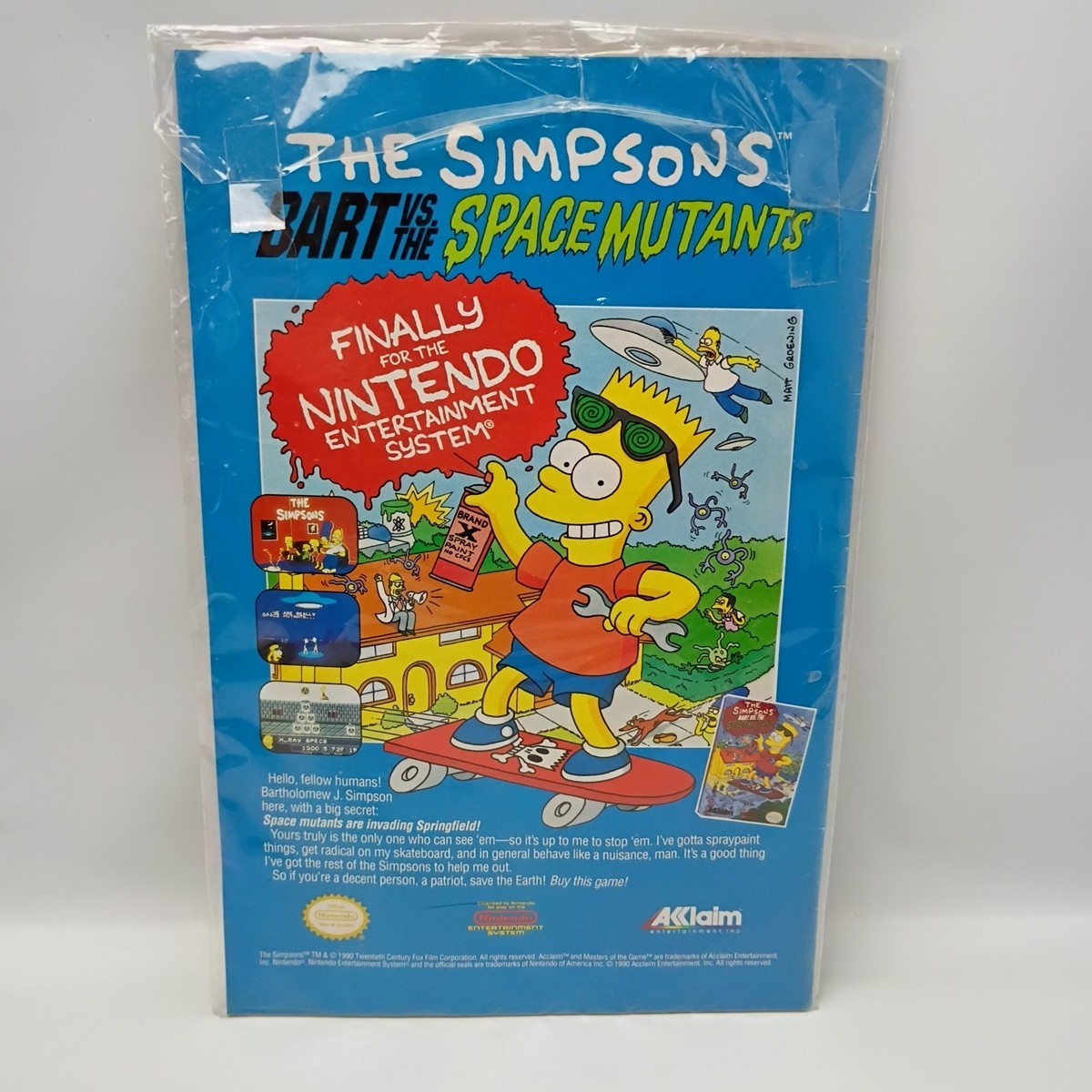 1990 Game Boy #3 Authentic Nintendo Game Boy Color Comic Book