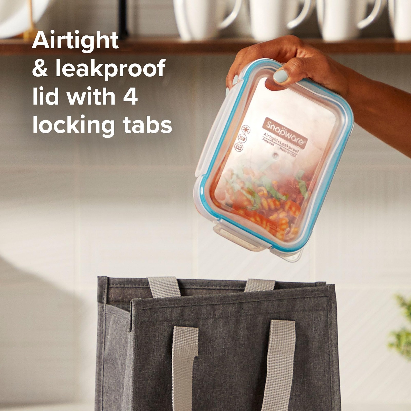 Snapware Plastic Total Solution 3-Pack (8.5-Cup) Food Storage 3 Pack, Clear