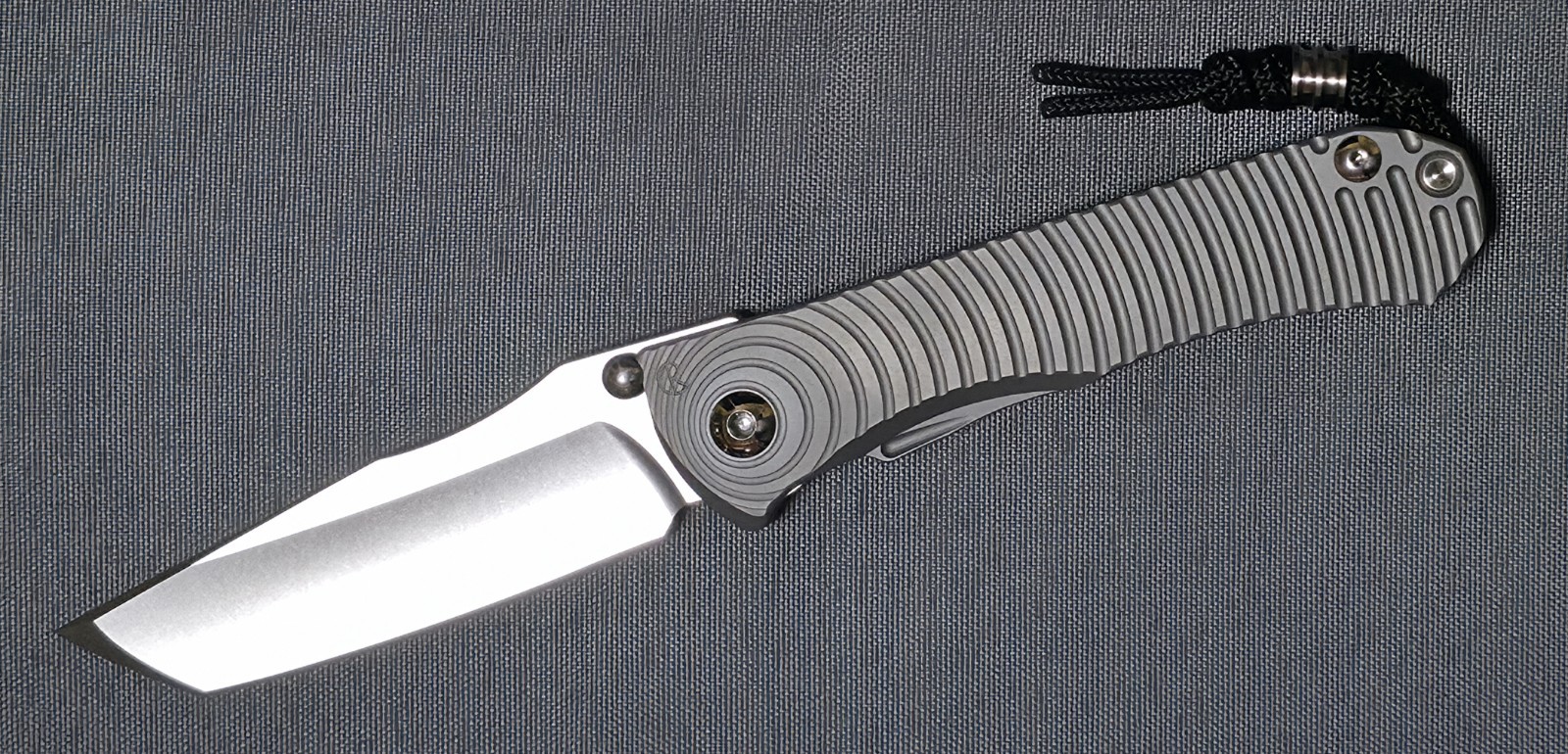 NEW! Exclusive Chris Reeves CRK Umnumzaan Glass Blasted Doppler & Tanto MagnaCut