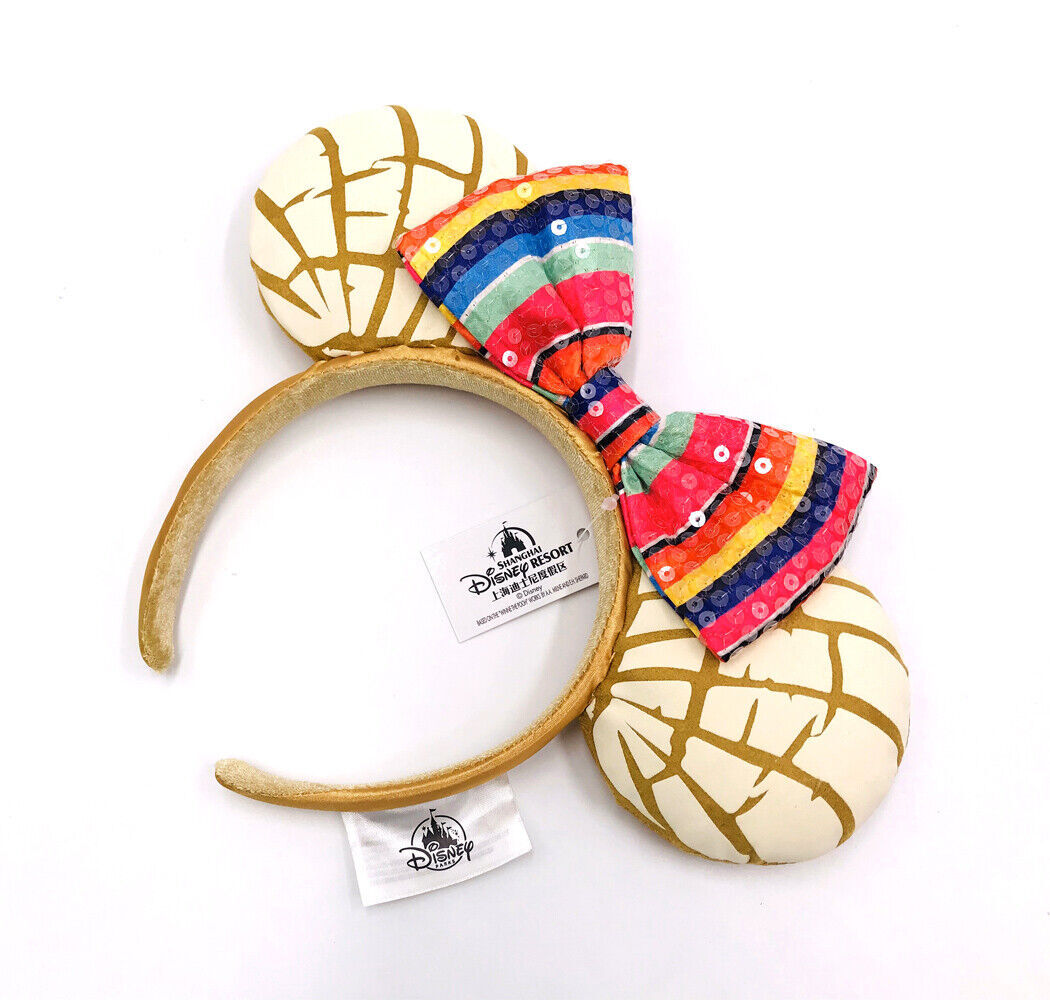 Disney Parks Mexican Pan Dulce Concha Headband Minnie Mouse Ears 2020