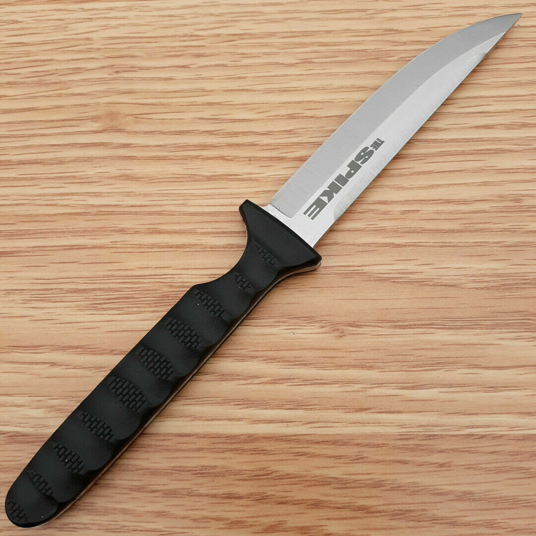 Cold Steel Tokyo Spike Fixed Knife 4″ 4116 Steel Blade Black Griv-Ex Handle