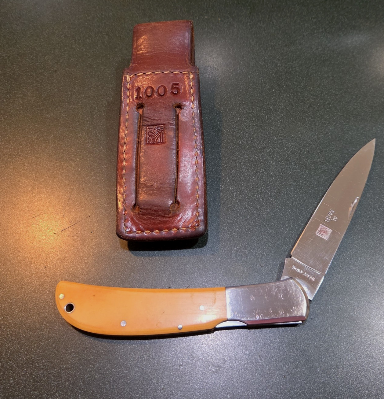 VINTAGE AL MAR EAGLE 1005 KNIFE WITH SHEATH