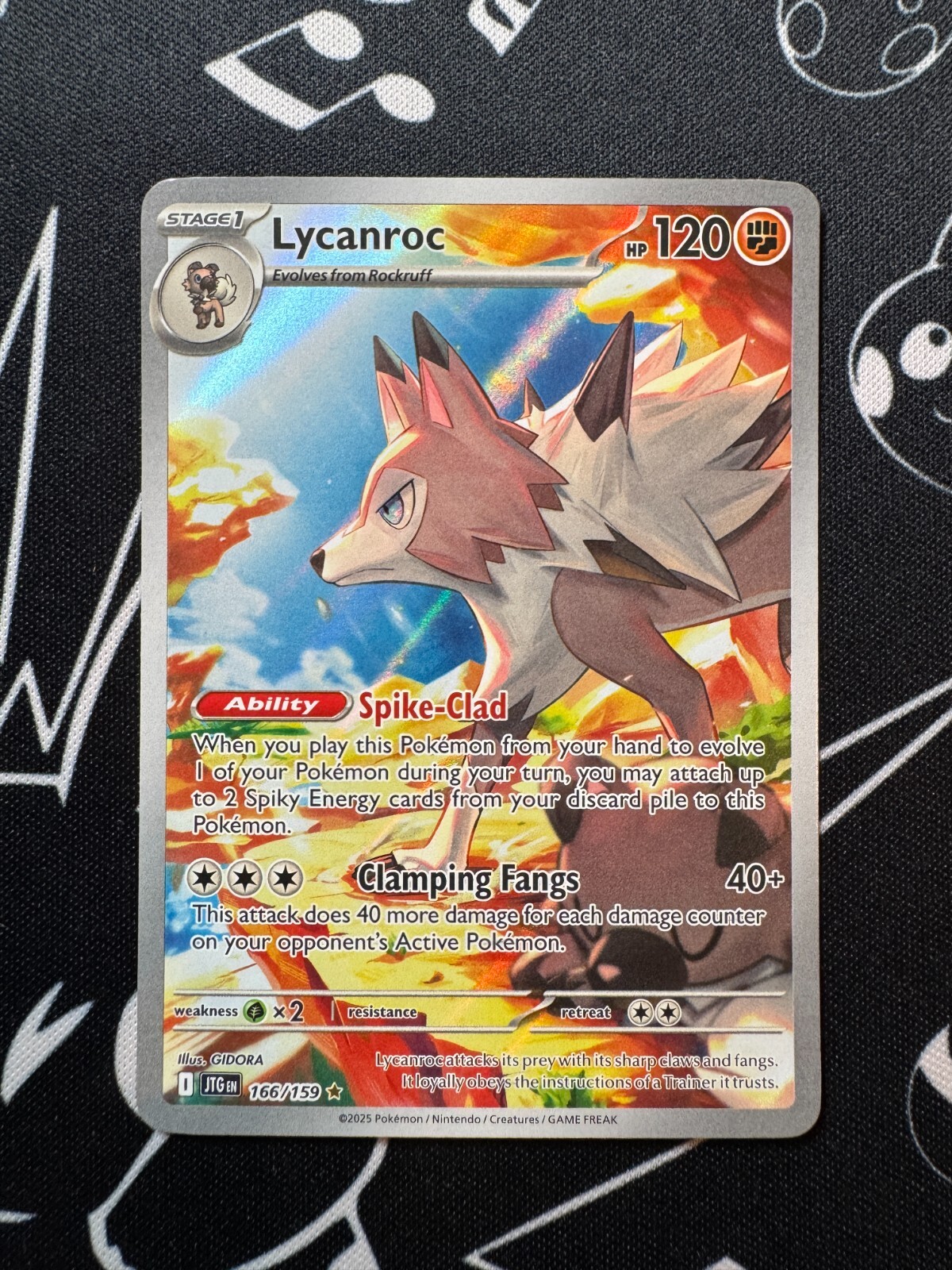 Lycanroc 166/159 Pokemon TCG S&V Journey Together Illustration Rare English