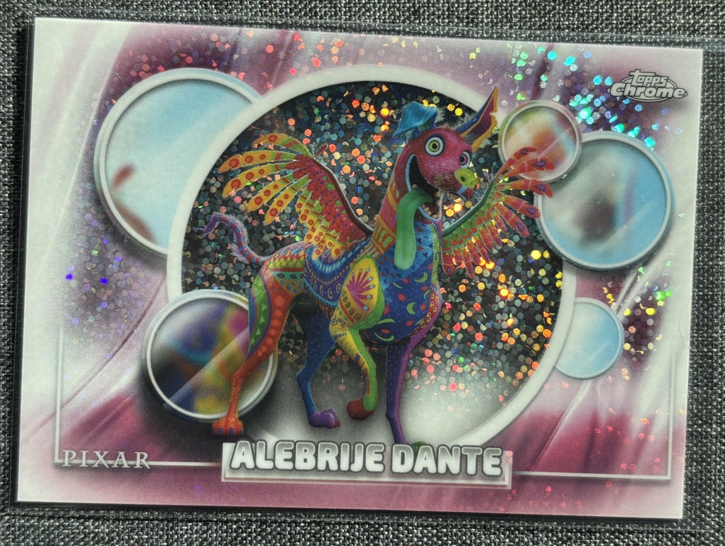 2026 Topps Chrome Disney Alebrije Dante Image Variations SP #123 Coco
