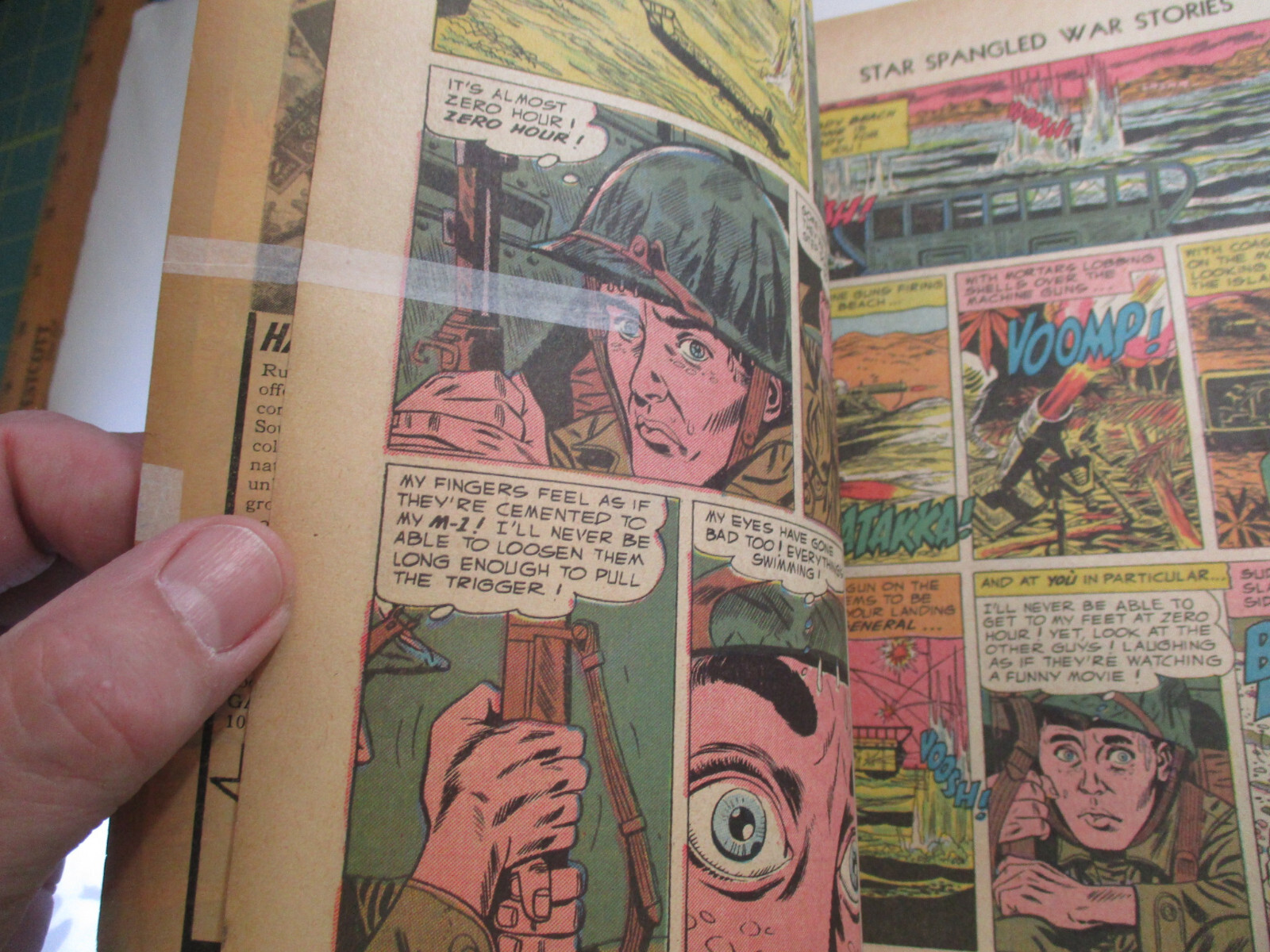 Star Spangled War #35, Zero Hour, Duel In The Deep, VG+, 4.5 (C), OWW Pages