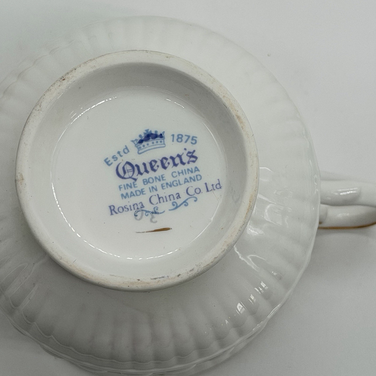 Vintage Mother’s Day Gift – Queen’s Rosina Fine Bone China Tea Cup & Saucer Set