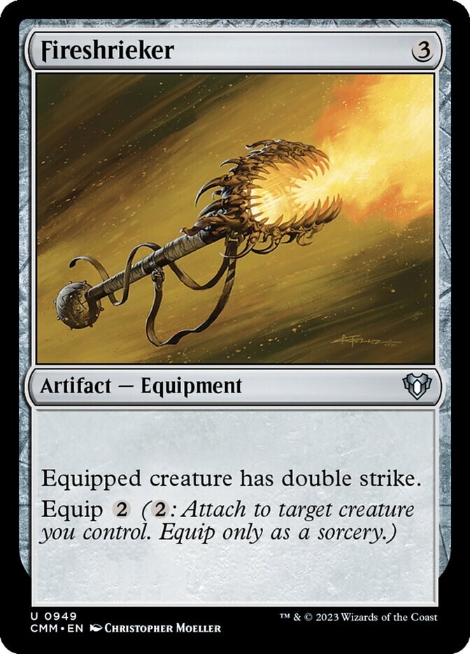 Fireshrieker, Commander Masters (CMM) [Artifact Equipment] [MTG] #0949