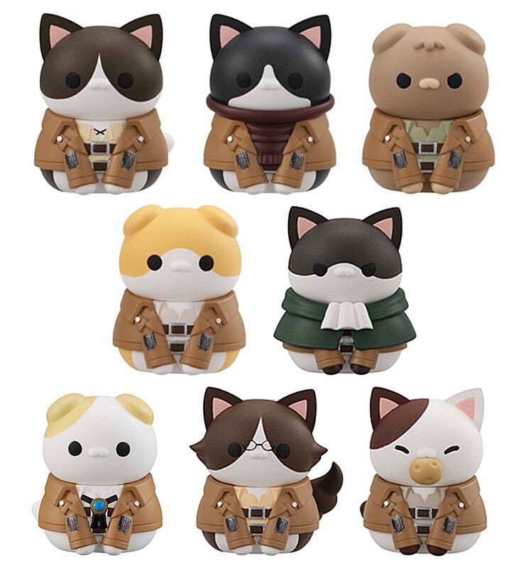 MEGA CAT PROJECT Attack on Titan Nyanko Survey Corps Gather Mini Figure Armin
